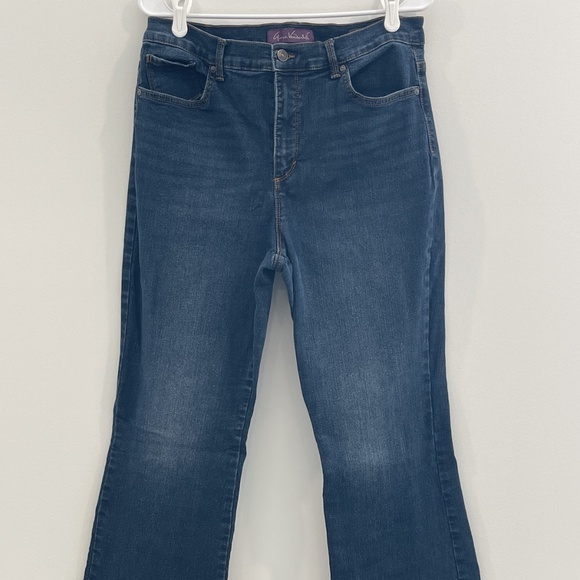 00006‎ Gloria Vanderbilt Amanda Bootcut Jeans Size 12 Indigo - Picture 1 of 6